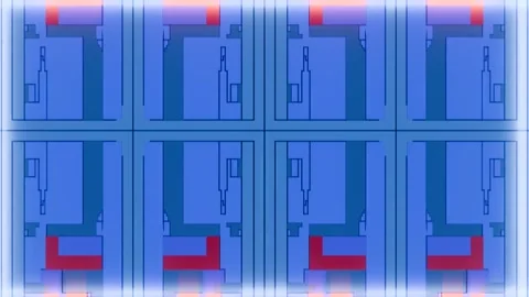 3d render retro wave cosmic, space cinematic background, 3d render endless loop Vidéo 276709867