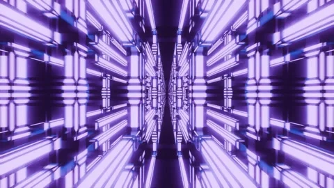 3d render retro wave cosmic, space cinematic background, 3d render endless loop Vidéo 276709966