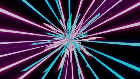 3d render, retrowave VJ futuristic cinematic background, endless loop Stock Footage 273317668