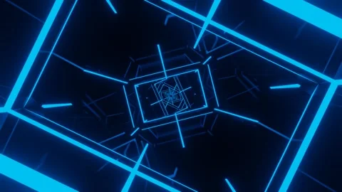 3d render, retrowave VJ futuristic cinematic background Видео 273629998