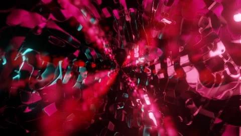 3d render, retrowave VJ futuristic cinematic background Stock-Footage 273631261
