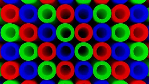 3D Render RGB abstract background Stock Illustration