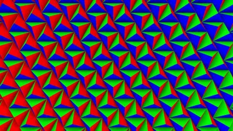 3D Render RGB abstract background Stock Illustration