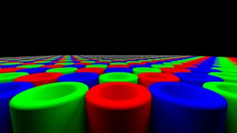 3D Render RGB abstract background Stock Illustration