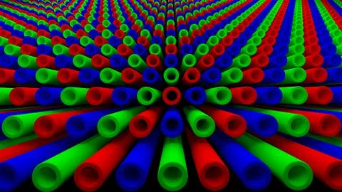 3D Render RGB abstract background Stock Illustration