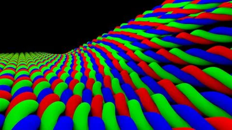 3D Render RGB abstract background Stock Illustration