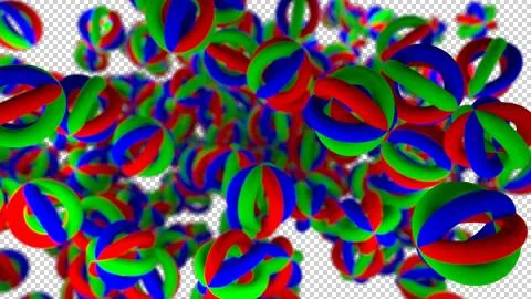 3D Render RGB abstract background Stock Illustration