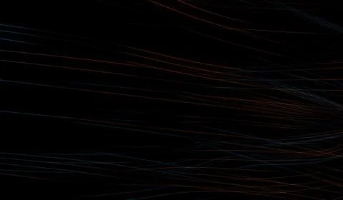 3d render of RGB neon light on darkness background. Abstract Laser lines sh.. Stock Illustration