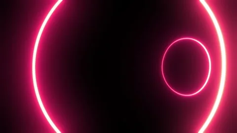 3D render of ring tunnel animation Stock Footage 289716981