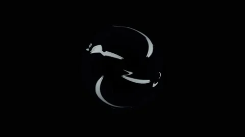 3D render of rotating glass orb with reflections and refractions Stock Footage 239066947