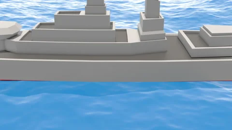3d render Russian warship go fuck yourself Stock Footage 171198064