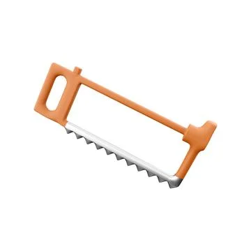 3d render A saw on a white background. 3D rendering, icon Stock Illustration