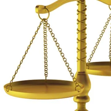 3d render of scales Stock Illustration