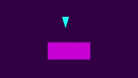 3D render of scaling geometric shapes on dark background for abstract motion Stock Footage 336471978