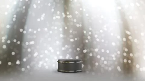 3D Render : Scene with podium platform mock up scene for display  product Illustrazione stock