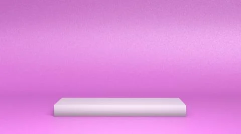 3D Render : Scene with podium platform mock up scene for display  product Stock Illustration