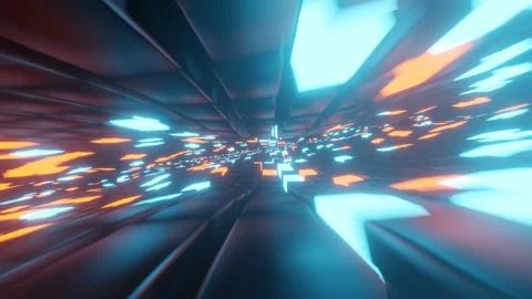 3D Render Sci-Fi Futuristic Seamless Loop Animation Stock Footage 179062476