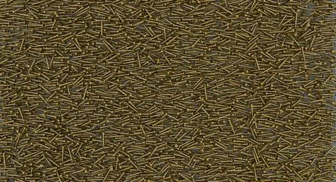 3D render of screws abstract background Illustrazione stock