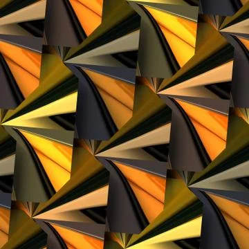 3D render seamless art pattern background tile Stock Photos