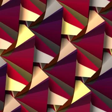 3D render seamless art pattern background tile Foto stock