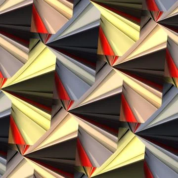 3D render seamless art pattern background tile Stock Photos