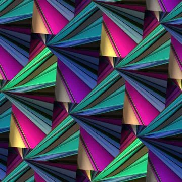 3D render seamless art pattern background tile Stock Photos