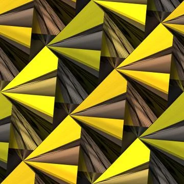 3D render seamless art pattern background tile Foto stock