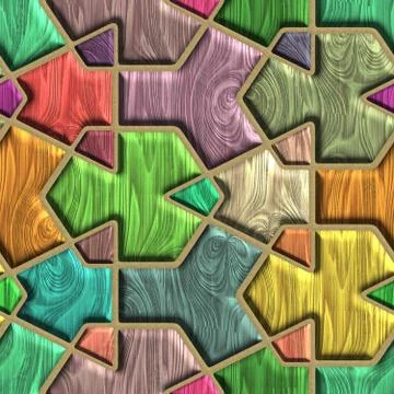3D render seamless pave background tile Foto stock