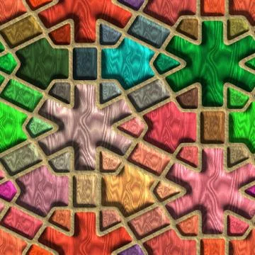 3D render seamless pave background tile Foto stock