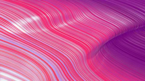 3d render. Shining purple surface, bright colorful background. Beautiful Stock Illustration