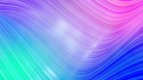 3d render. Shining surface, bright colorful background. Beautiful abstract Stock Illustration