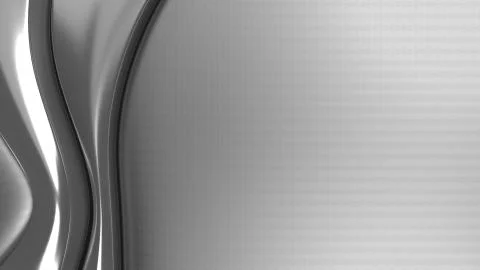 3D Render of a Silver Cloth Abstract Background Stock Illustration