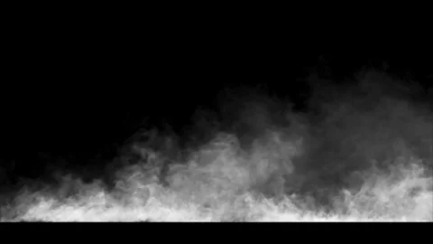 3D render smoke floating up to the right on black. Stock Footage 326801077