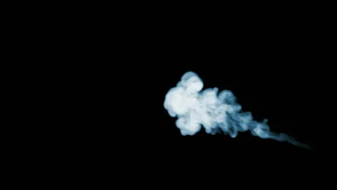 3d render of smoke isolated on black background. 14 Stock Footage 112182898
