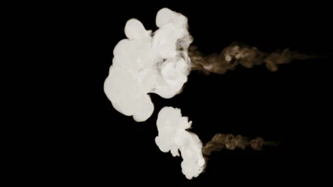 3d render of smoke isolated on black background. 25 Stock Footage 112183326