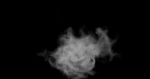 3d render of smoke or steam for food or hot surface effect for video overla.. Stock Footage 264484043