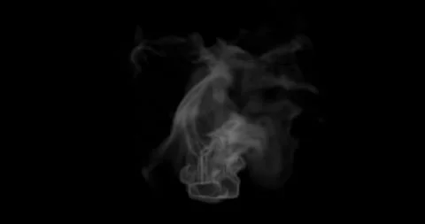 3d render of smoke or steam for food or hot surface effect for video overla.. Stock Footage 264484062