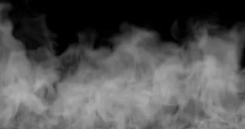 3d render of smoke or steam for food or hot surface effect for video overla.. Stock Footage 264484065