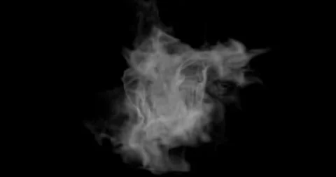 3d render of smoke or steam for food or hot surface effect for video overla.. Stock Footage 264484068