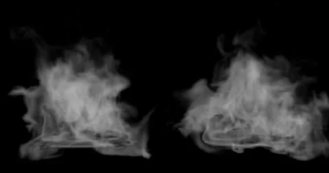 3d render of smoke or steam for food or hot surface effect for video overla.. Stock Footage 264484074