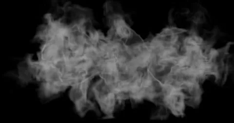 3d render of smoke or steam for food or hot surface effect for video overla.. Stock Footage 264484089