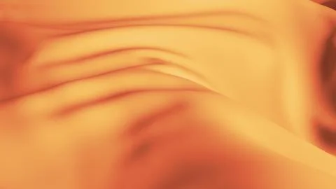 3d render smooth background with cloth deformation and folding. Elegant beaut Stock Illustration