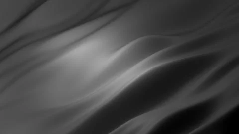 3d render smooth background. Cloth like surface with folds. Elegant deformati Stock Illustration