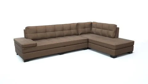 3d render of a sofa on an isolated white background. 스톡 일러스트