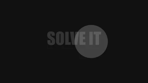 3D render of solve it text with minimal circle creating abstract business Stock Footage 334940311