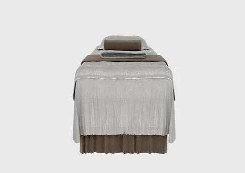 3d render of spa bed on white background Stock Illustration