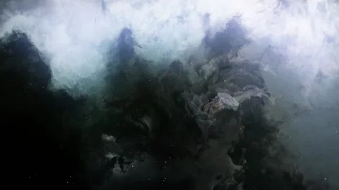 3D render, space filled with bright stars, clouds &amp; nebula, Vidéo 220231701