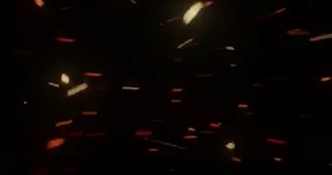 3d render spinning fire embers overlay Video stock 201284385