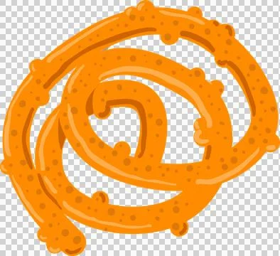 3D render spiral is coiling on transparent background with bubble nodules, dot イラスト素材