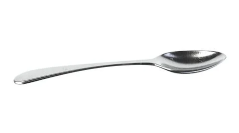 3D render of spoon isolated on white. Stock Illustration
